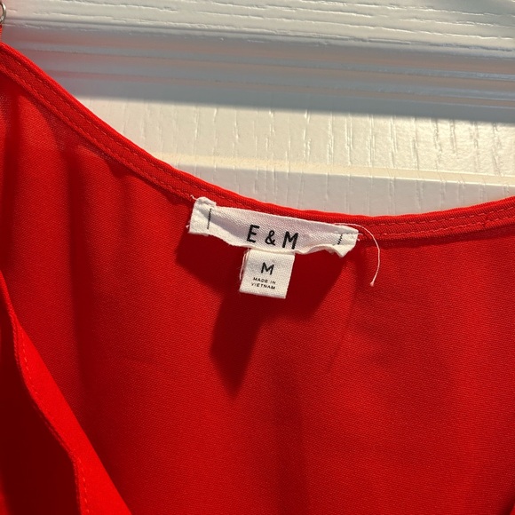 Red Wrap Tank - Picture 2 of 4